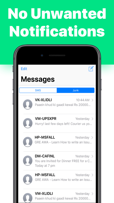 SMS Filter Spam Junk Messages screenshot 4