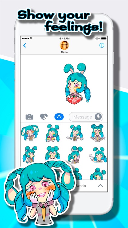 Love Stickers: Pretty Bonnie