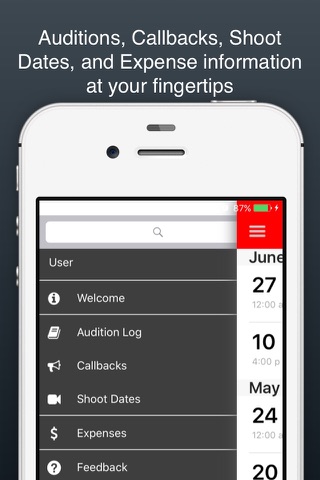 Actors Audition Log screenshot 2