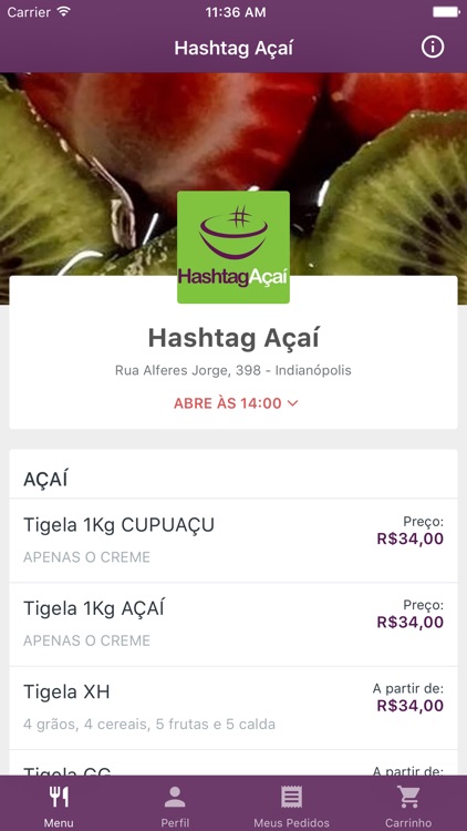 Hashtag Açaí Delivery