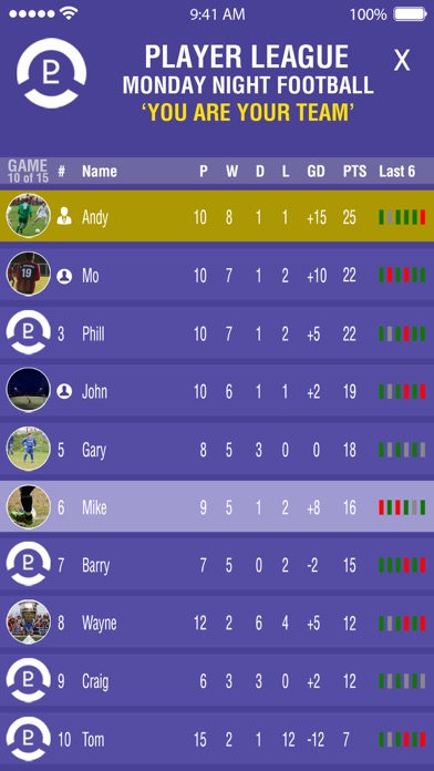 Player League screenshot 2