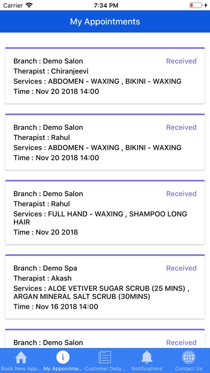 Billez  Salon Spa Booking screenshot-5