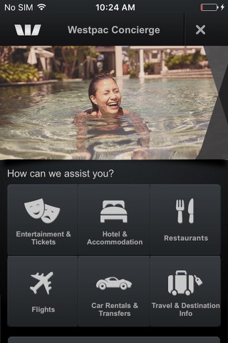 Westpac Concierge screenshot 2