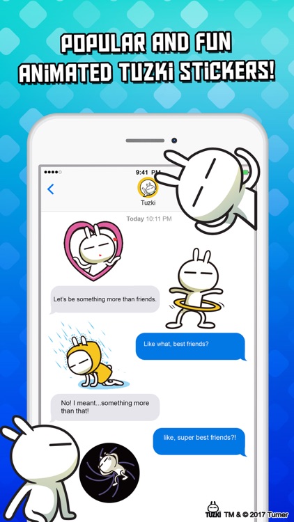 Tuzki Animated Sticker Pack screenshot-0