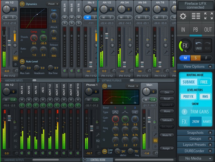 TotalMix Remote for iPad