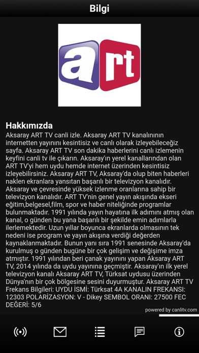 Aksaray Art Tv screenshot 4