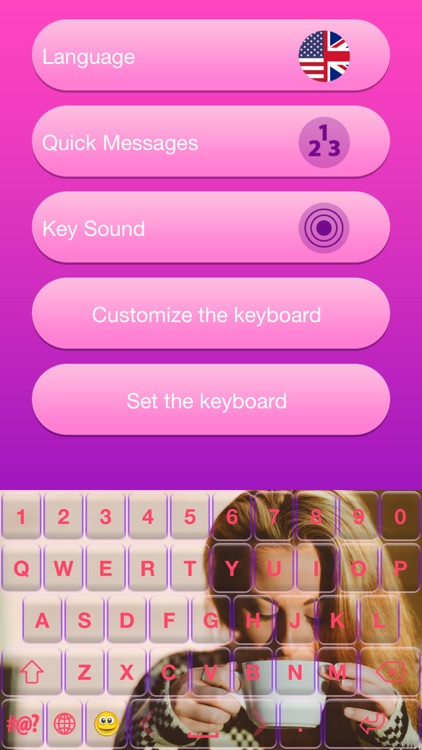 Photo Keyboard with Emoticons screenshot-3