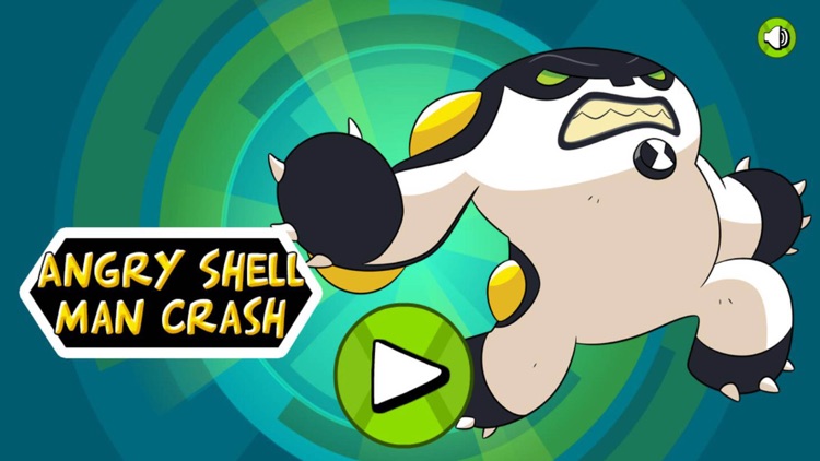 Angry Shell Man Crash