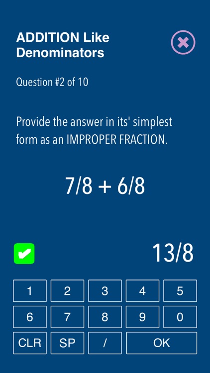 Practice Fraction puzzels screenshot-5