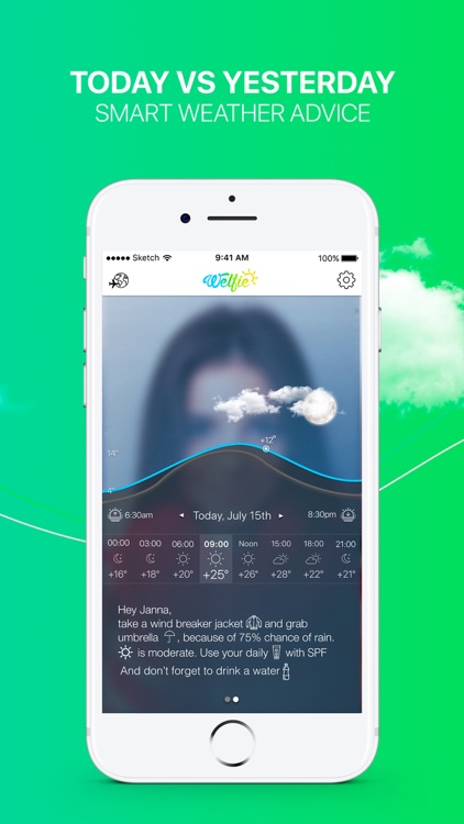 Welfie - your smart personal weather companion