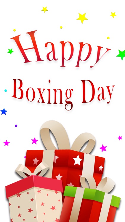 Happy Boxing Day Gifts Sticker