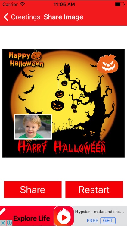 Halloween Greetings Card Maker screenshot-3