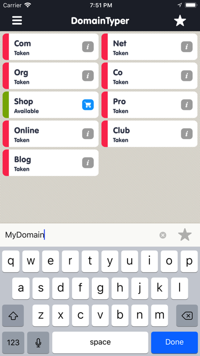 How to cancel & delete DomainTyper - Domain Search from iphone & ipad 1