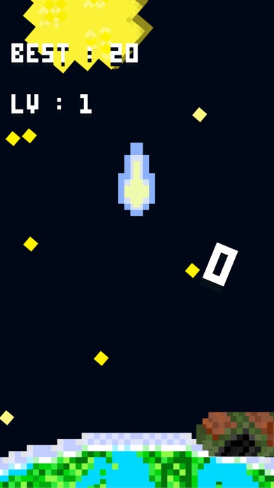 SPACE GUARD MAN-簡単ワンタップゲーム screenshot 2
