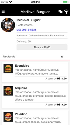 Medieval Burguer - Itaperuna(圖1)-速報App