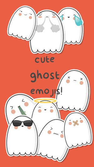 Cute Ghost Emojis