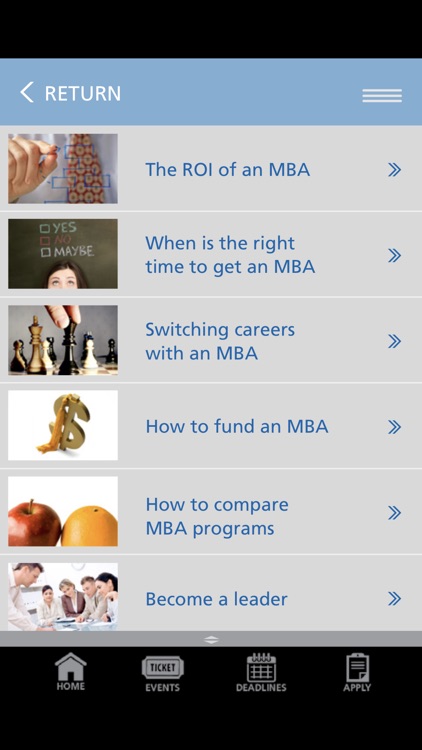 The MBA App