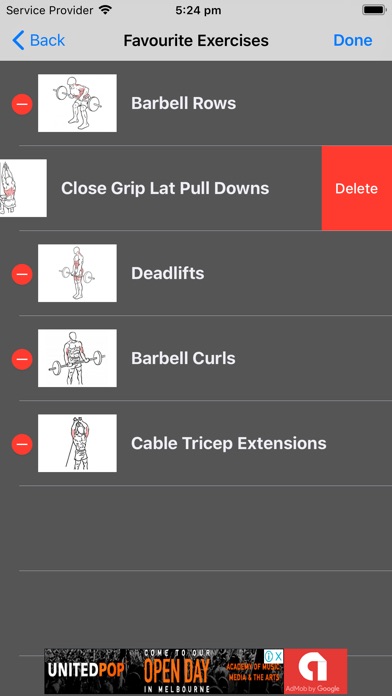 Gym Exercises & Workouts screenshot 3