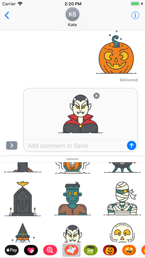 Happy Halloween Ghostly Emojis(圖2)-速報App