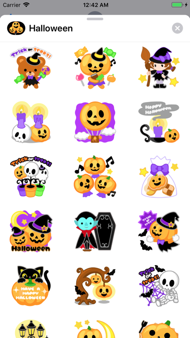 Hollow Halloween Emoji Sticker screenshot 3