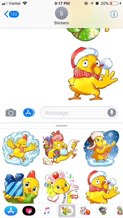 Christmas Chicken Chuu Sticker screenshot 2