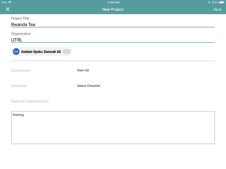 Proforest Field Audit App