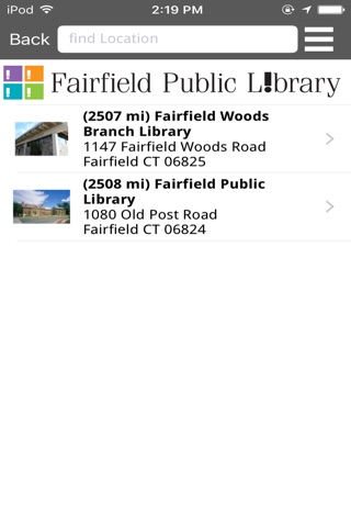 Fairfield Public Library screenshot 4