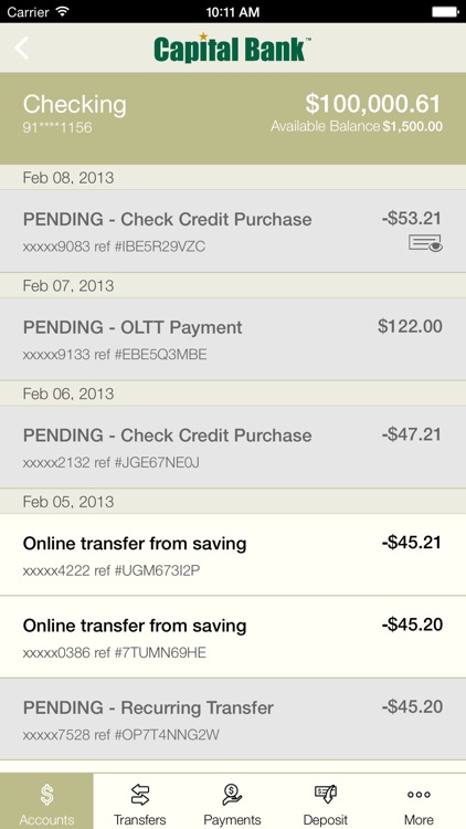 Capital Bank – Mobile Banking screenshot-3