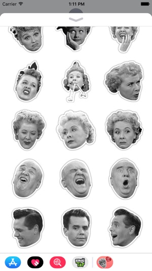 I LOVE LUCY emoji expressions(圖4)-速報App