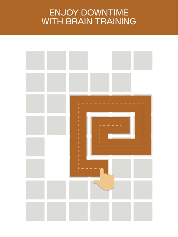 Fill one-line puzzle game для iPad