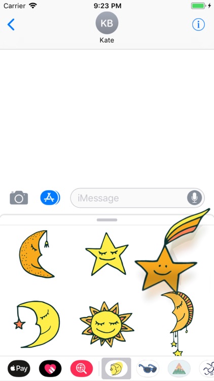 Sun, Moon & Stars Stickers