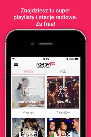 eskaGO - radio i muzyka online screenshot 2