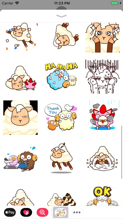 Lamb Llama Cute Animated Emoji
