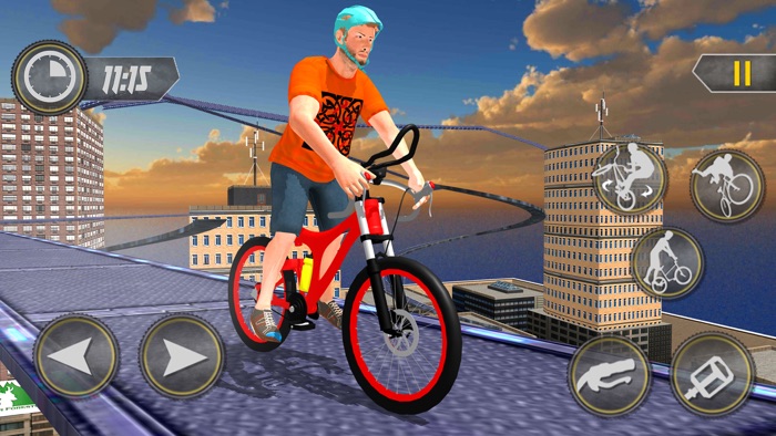 Incredible City Building Top Bicycle Ride