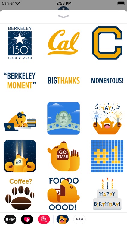 Cal Bears Stickers