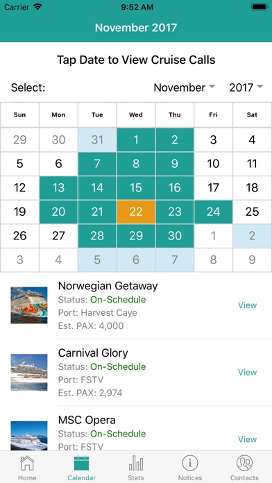 BTB Cruise App screenshot 2