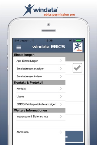 windata EBICS permission pro screenshot 3