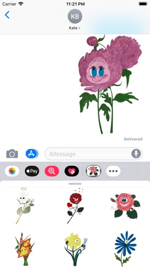 Flower Emotion stickers(圖3)-速報App