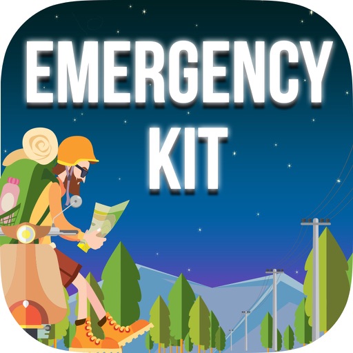 Emergency Kit - Compass Map and Sound Level Icon