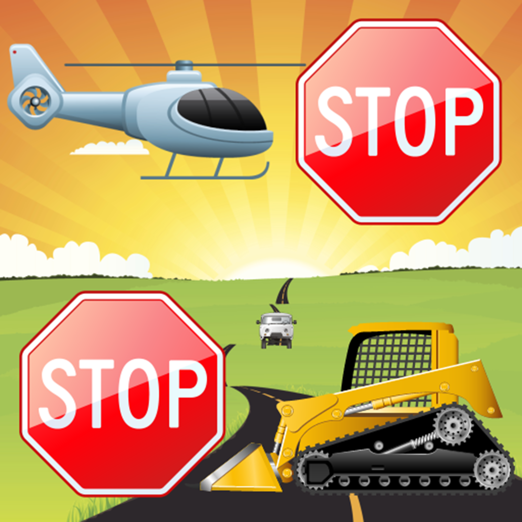 Vehicles Games for little Kids App Icon