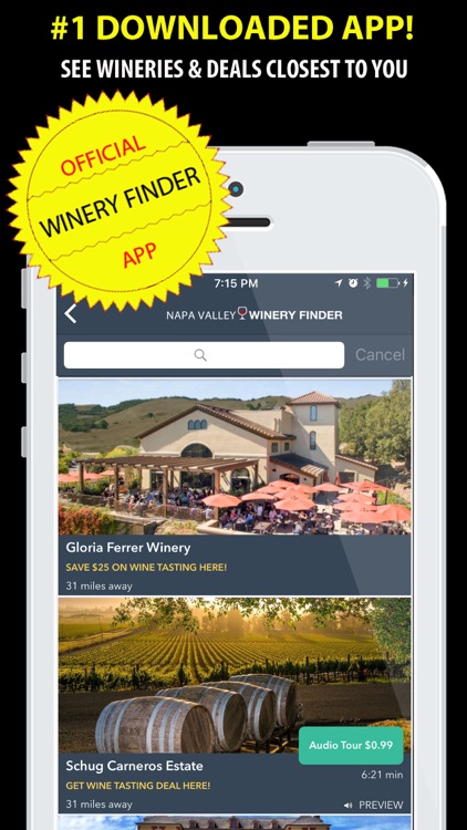 Napa Valley Winery Finder: City Guide Wine Country screenshot-3