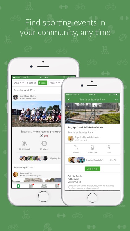 OpenSports - meetup for sports