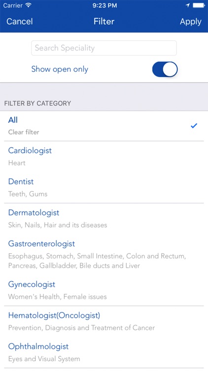 MediZone - Search Doc