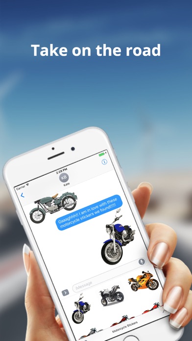 Motorcycle Stickers: Buckle Up screenshot 2