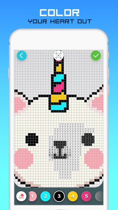 download RAINBOW Color by Number apps 1