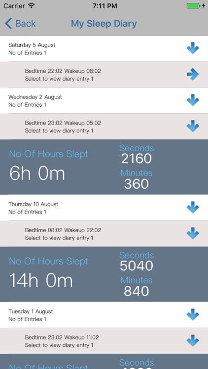 Sleep Soundly - Diary & Alarm