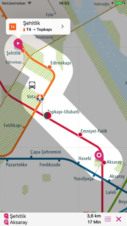 Istanbul Rail Map