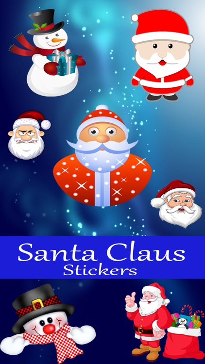 Santa Claus Awesome Sticker
