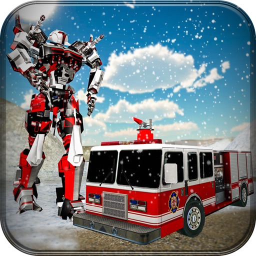 Fire Truck Robot Car Transform icon