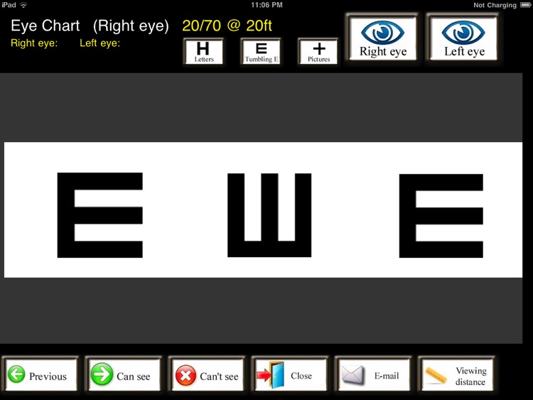 Eye Chart Pro App